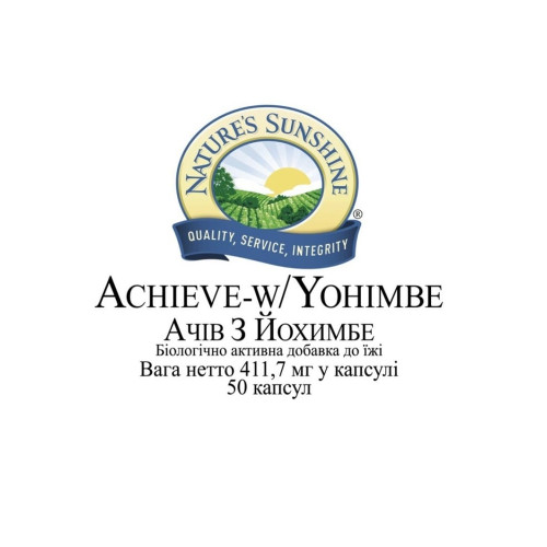Ачив с Йохимбе | Achieve with Yohimbe NSP для повышения потенции